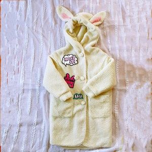 🐰Kawaii LaLaBoBo Bunny Ear Teddy Jacket Cute Sz S
